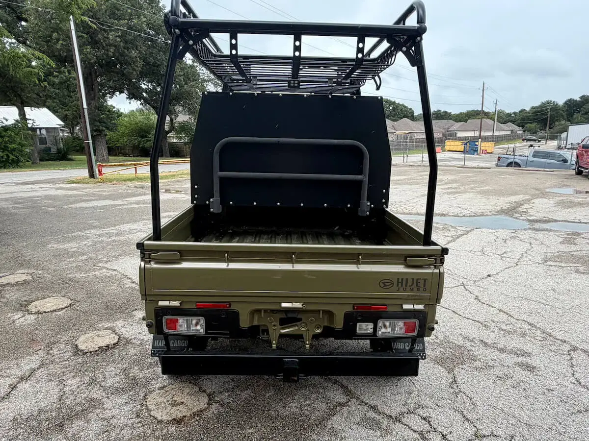 2022 Daihatsu Hijet Jumbo Cab**Tons of Upgrades, a khaki green off-road Kei Truck, for sale at Weatherford Mini Trucks in Weatherford, TX (photo 3 of 12)