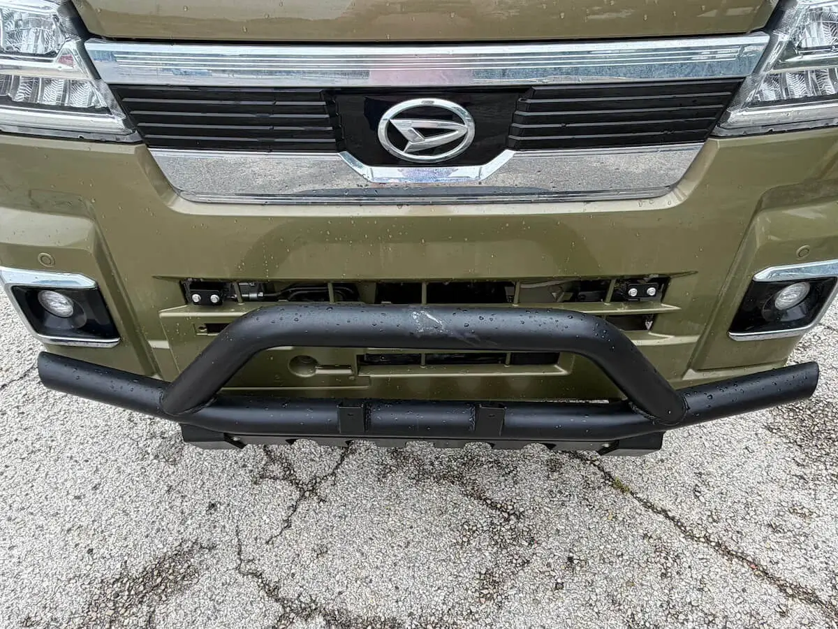 2022 Daihatsu Hijet Jumbo Cab**Tons of Upgrades, a khaki green off-road Kei Truck, for sale at Weatherford Mini Trucks in Weatherford, TX (photo 7 of 12)