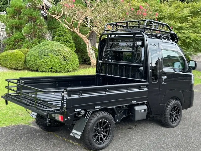 2022 Daihatsu Hijet Jumbo, a black off-road Kei Truck, for sale at Mini Monsters USA in St. George, UT (photo 3 of 12)
