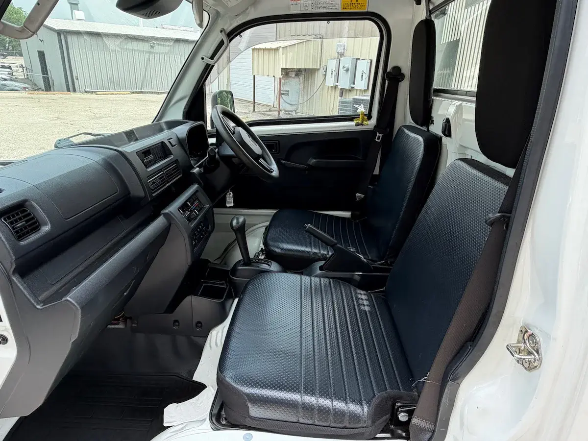 2022 Daihatsu Hijet, a white off-road Kei Truck, for sale at Weatherford Mini Trucks in Weatherford, TX (photo 11 of 12)