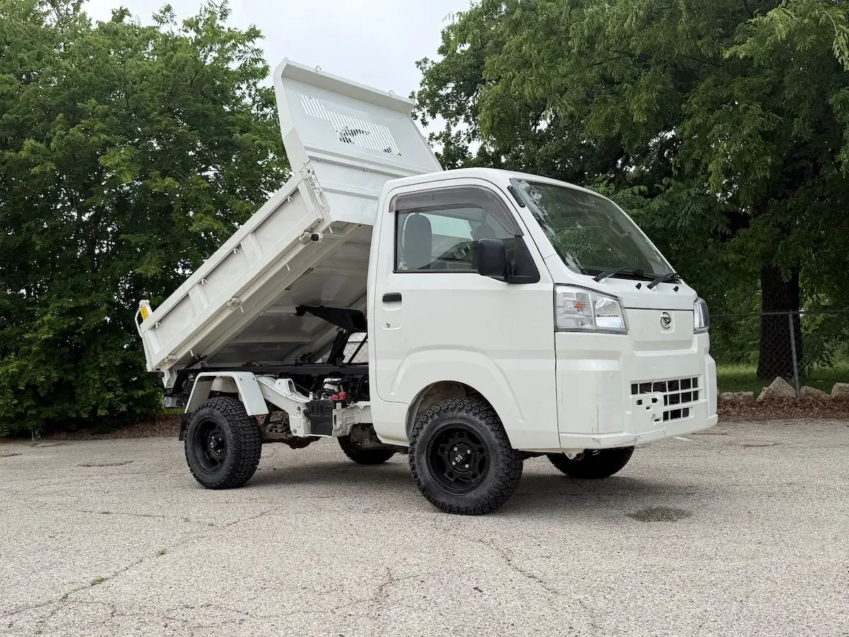 2022 Daihatsu Hijet, a white off-road Kei Truck, for sale at Weatherford Mini Trucks in Weatherford, TX (photo 2 of 12)