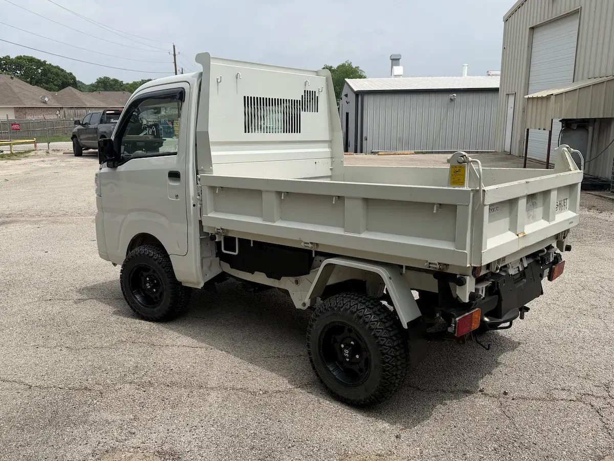 2022 Daihatsu Hijet, a white off-road Kei Truck, for sale at Weatherford Mini Trucks in Weatherford, TX (photo 6 of 12)