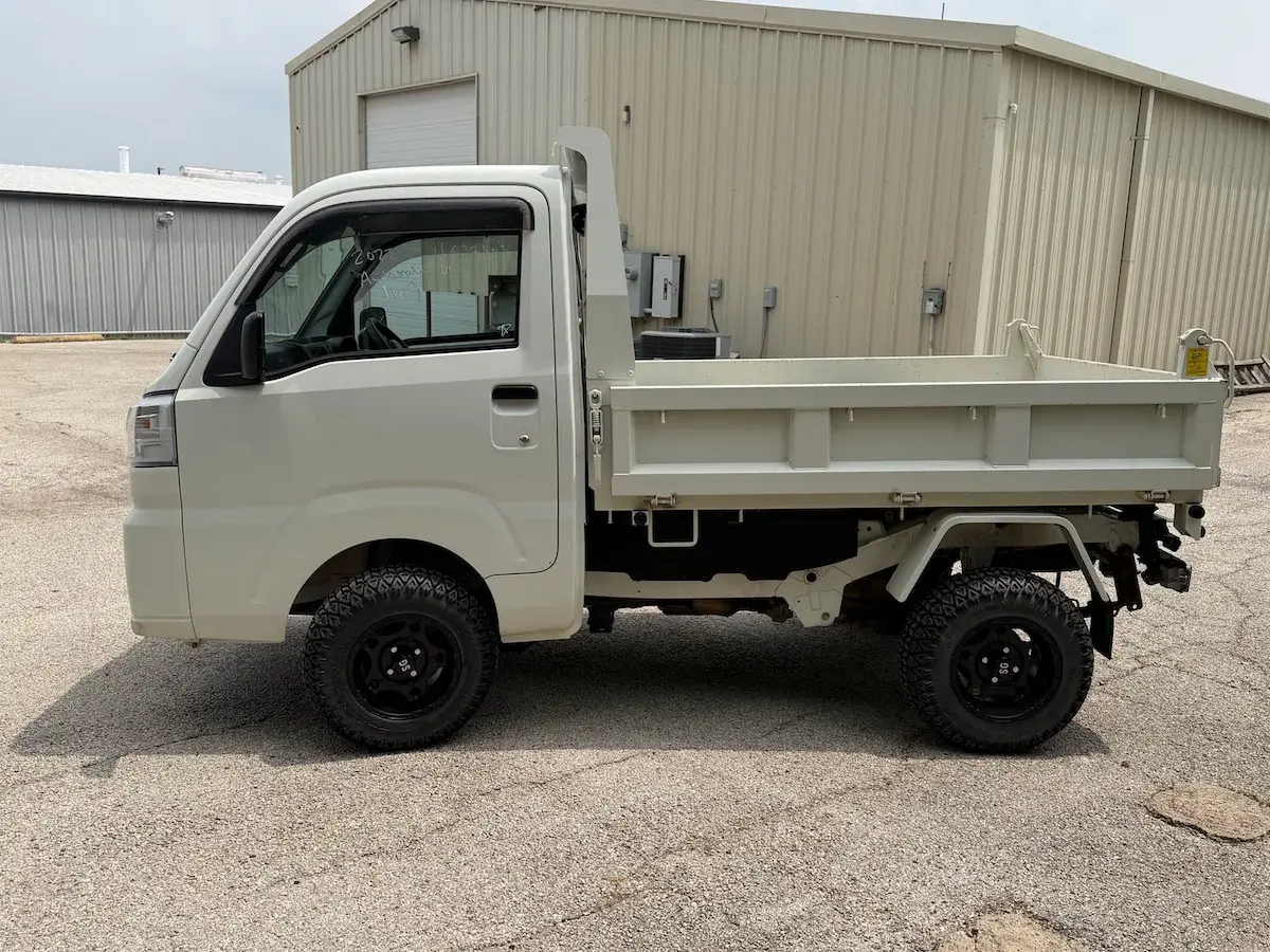 2022 Daihatsu Hijet, a white off-road Kei Truck, for sale at Weatherford Mini Trucks in Weatherford, TX (photo 7 of 12)