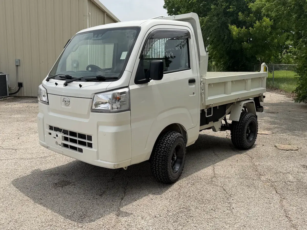 2022 Daihatsu Hijet, a white off-road Kei Truck, for sale at Weatherford Mini Trucks in Weatherford, TX (photo 8 of 12)