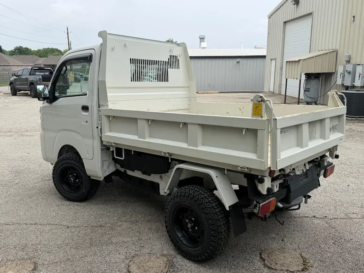 2022 Daihatsu Hijet, a white off-road Kei Truck, for sale at Weatherford Mini Trucks in Weatherford, TX (photo 5 of 12)