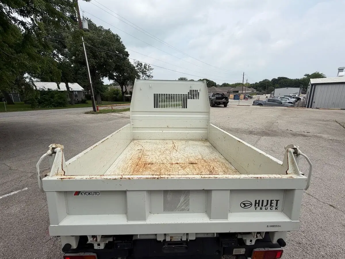 2022 Daihatsu Hijet, a white off-road Kei Truck, for sale at Weatherford Mini Trucks in Weatherford, TX (photo 9 of 12)