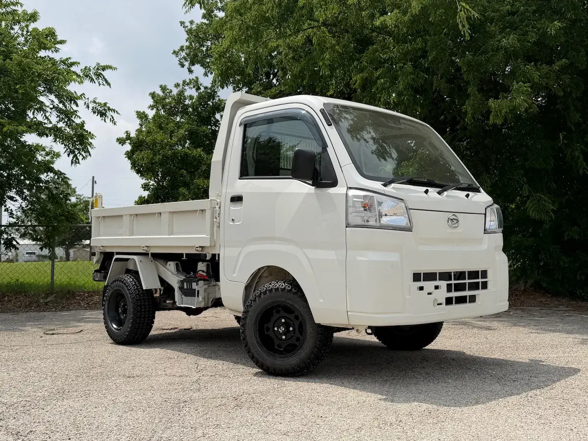 2022 Daihatsu Hijet, a white off-road Kei Truck, for sale at Weatherford Mini Trucks in Weatherford, TX (photo 1 of 12)