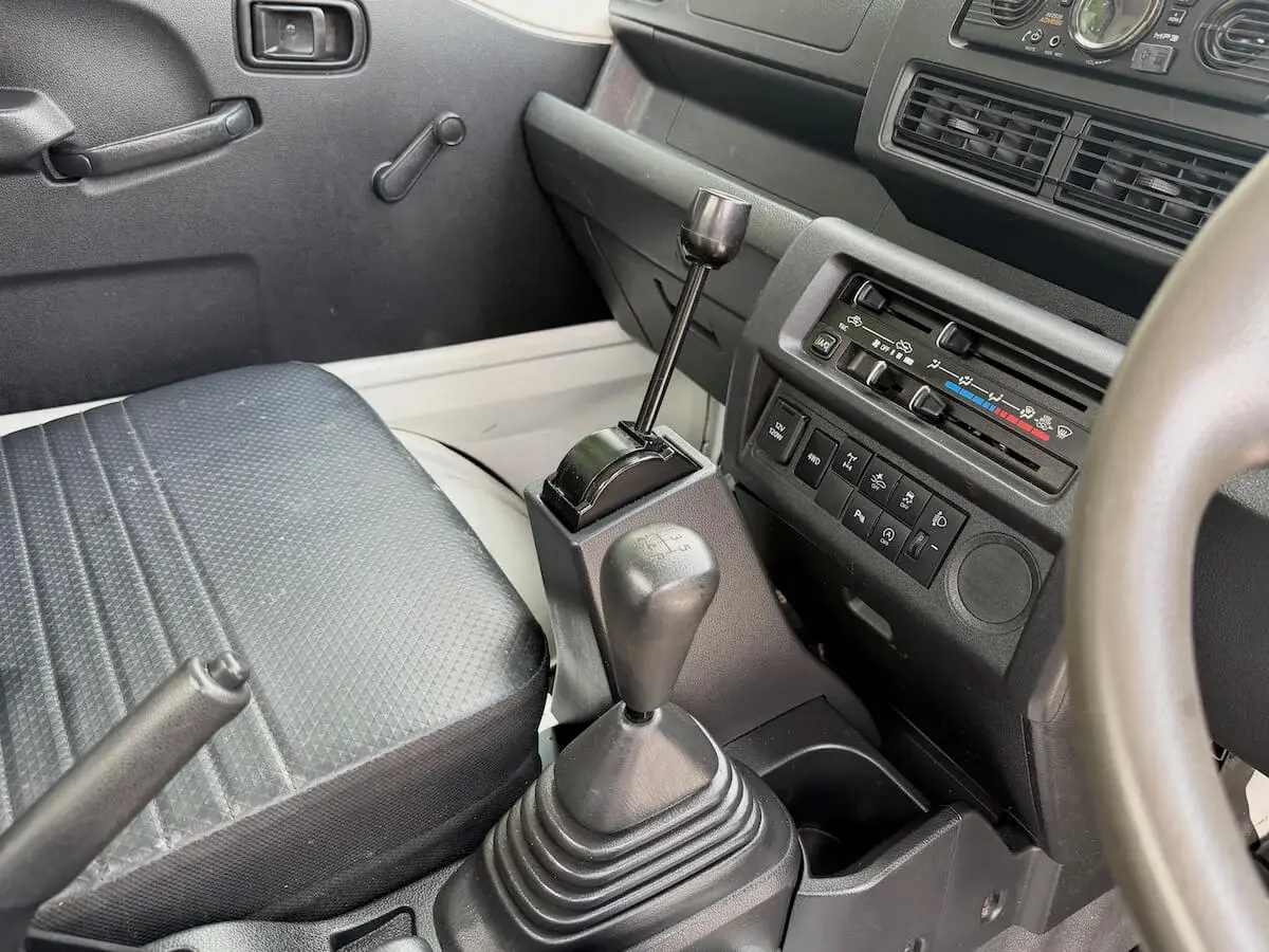 2022 Daihatsu Hijet, a white off-road Kei Truck, for sale at Weatherford Mini Trucks in Weatherford, TX (photo 10 of 12)