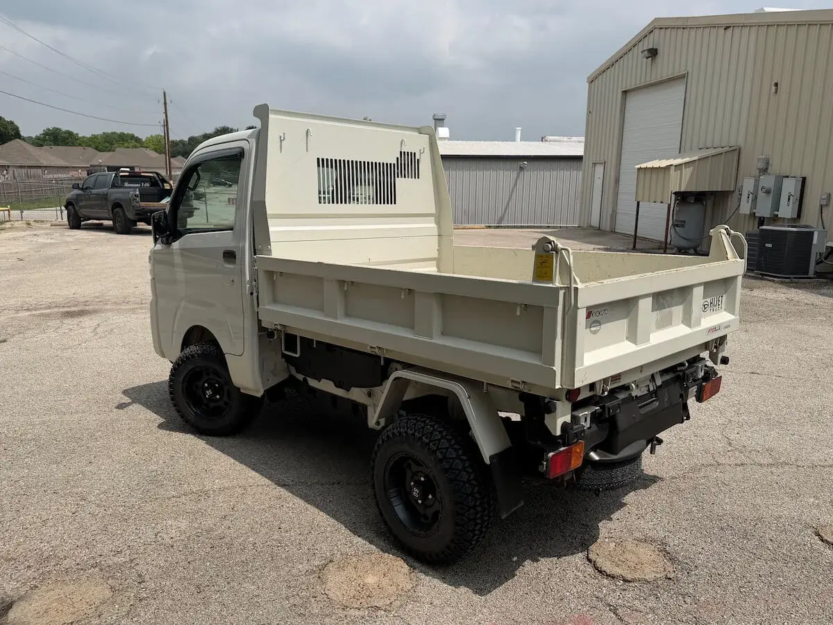 2022 Daihatsu Hijet, a white off-road Kei Truck, for sale at Weatherford Mini Trucks in Weatherford, TX (photo 5 of 12)