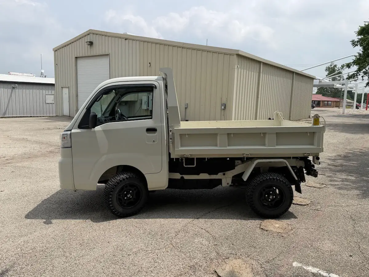 2022 Daihatsu Hijet, a white off-road Kei Truck, for sale at Weatherford Mini Trucks in Weatherford, TX (photo 6 of 12)
