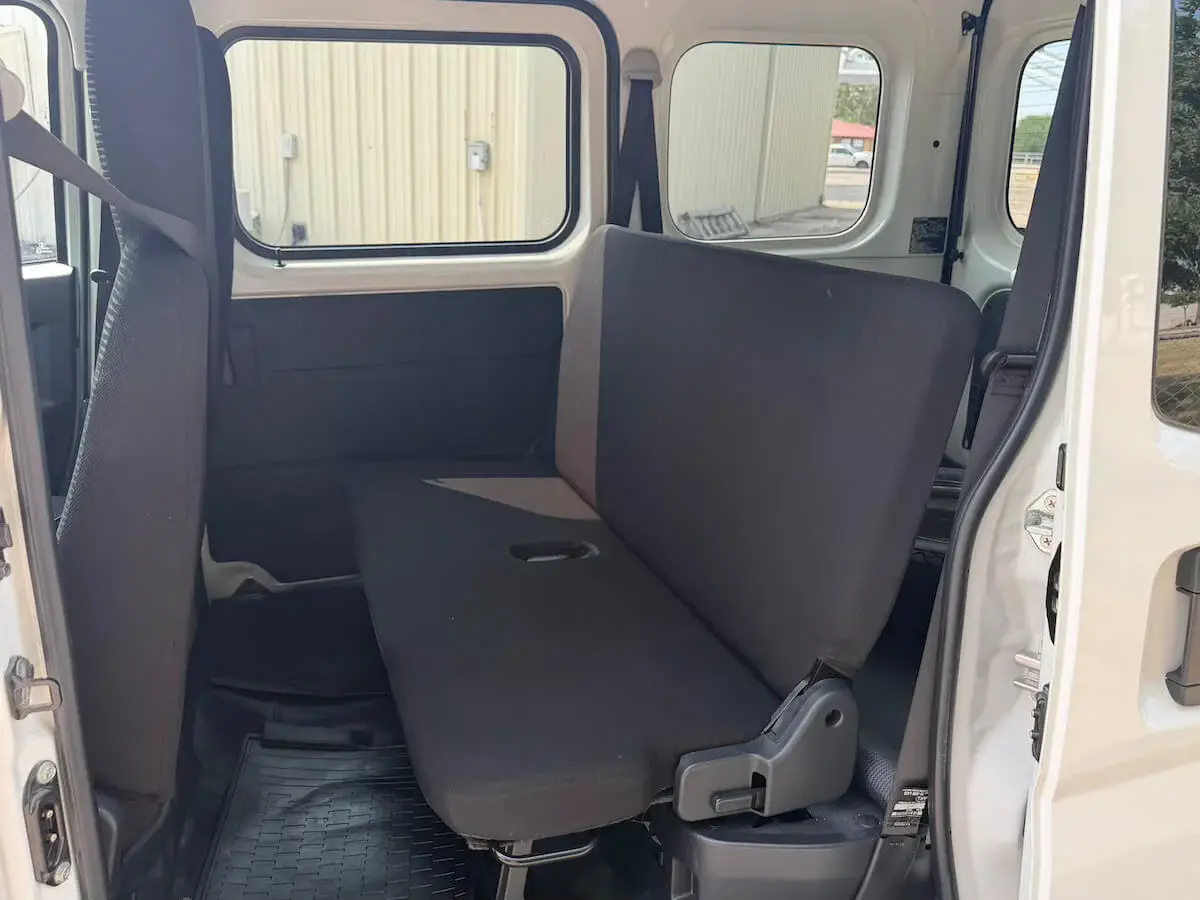 2022 Daihatsu Hijet Van, a white off-road Kei Van, for sale at Weatherford Mini Trucks in Weatherford, TX (photo 8 of 12)