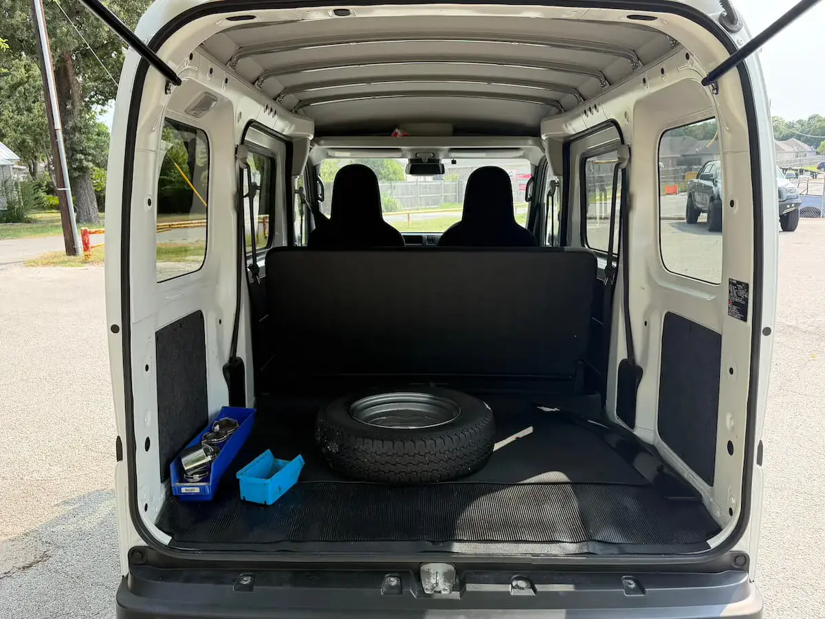 2022 Daihatsu Hijet Van, a white off-road Kei Van, for sale at Weatherford Mini Trucks in Weatherford, TX (photo 9 of 12)