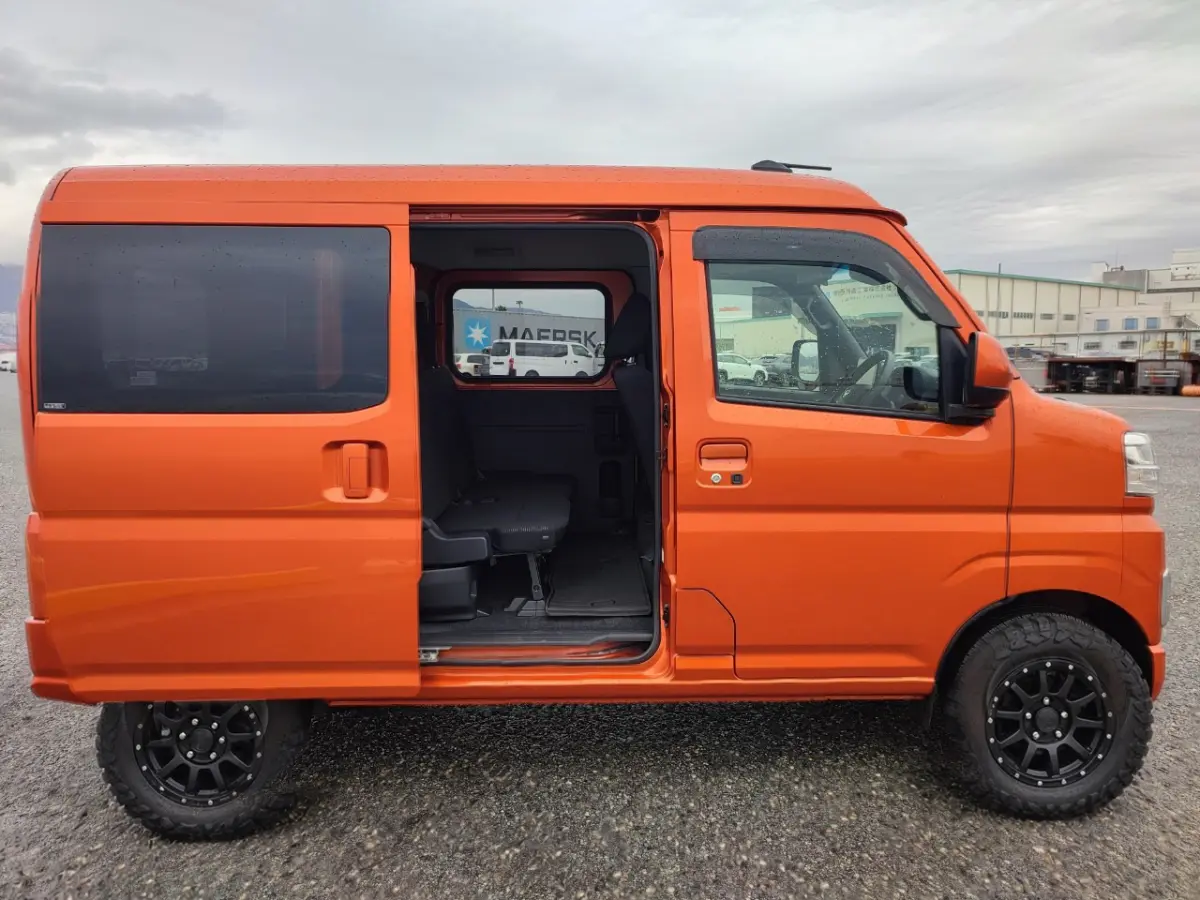 2023 Daihatsu Hijet Cargo Van, a desert orange off-road Kei Van, for sale at Mini Monsters USA in St. George, UT (photo 12 of 12)