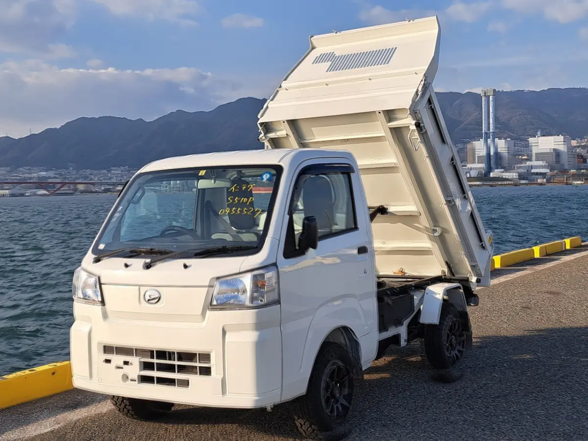 2023 Daihatsu Hijet HD Dump, a whiteout off-road Kei Truck, for sale at Mini Monsters USA in St. George, UT (photo 2 of 12)