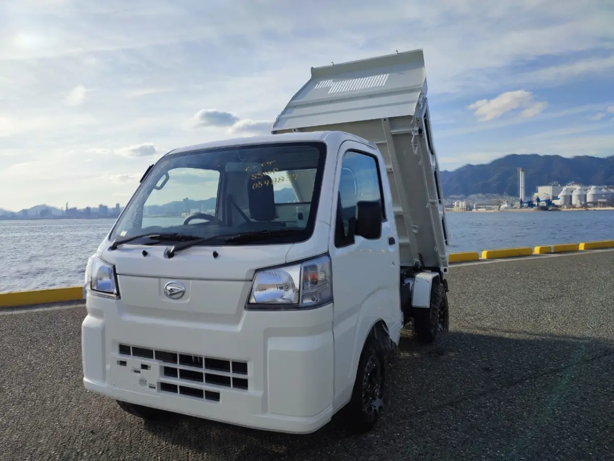 2023 Daihatsu Hijet HD Dump, a whiteout off-road Kei Truck, for sale at Mini Monsters USA in St. George, UT (photo 2 of 12)