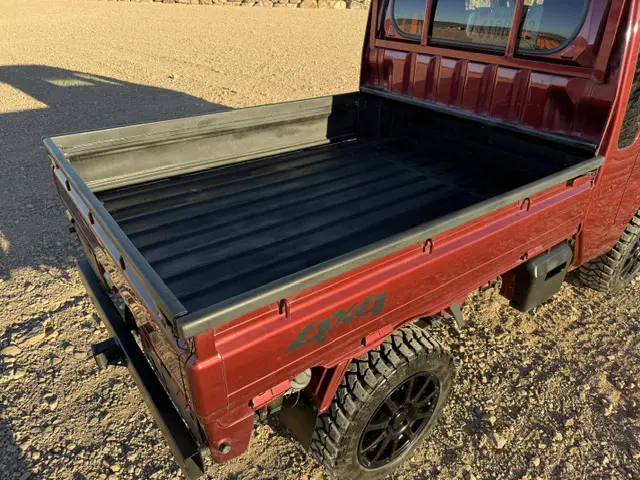 2023 Daihatsu Hijet Jumbo, a red off-road Kei Truck, for sale at Mini Monsters USA in St. George, UT (photo 7 of 12)