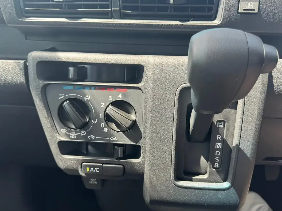 2024 Daihatsu Hijet Deck Van, a khaki green off-road Kei Truck, for sale at Weatherford Mini Trucks in Weatherford, TX (photo 7 of 12)