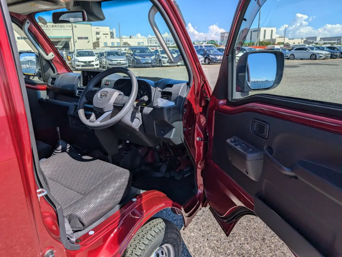 2024 Daihatsu Hijet Jumbo, a red off-road Kei Truck, for sale at Mini Monsters USA in St. George, UT (photo 6 of 12)