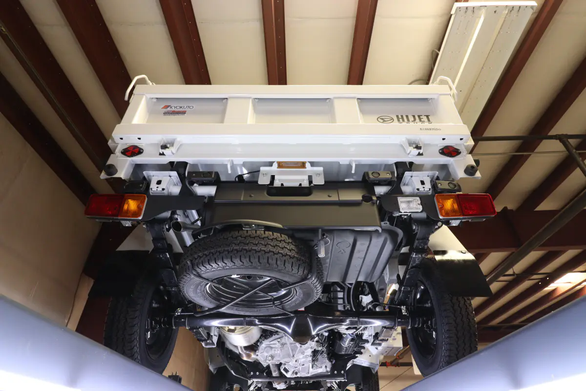 2025 Daihatsu Hijet Dump Bed, a white off-road Kei Truck, for sale at Duncan Imports & Classic Cars in Christiansburg, VA (photo 37 of 65)