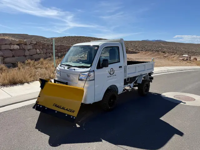 2025 Daihatsu Hijet HD Dump, a whiteout off-road Kei Truck, for sale at Mini Monsters USA in St. George, UT (photo 2 of 12)