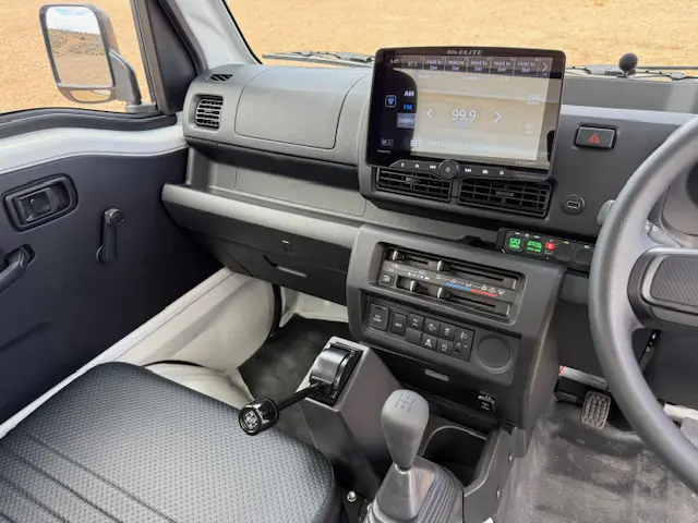 2025 Daihatsu Hijet HD Dump, a whiteout off-road Kei Truck, for sale at Mini Monsters USA in St. George, UT (photo 12 of 12)