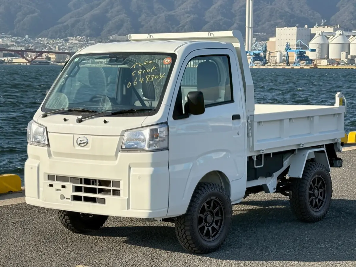 2025 Daihatsu Hijet HD Dump, a whiteout off-road Kei Truck, for sale at Mini Monsters USA in St. George, UT (photo 3 of 12)