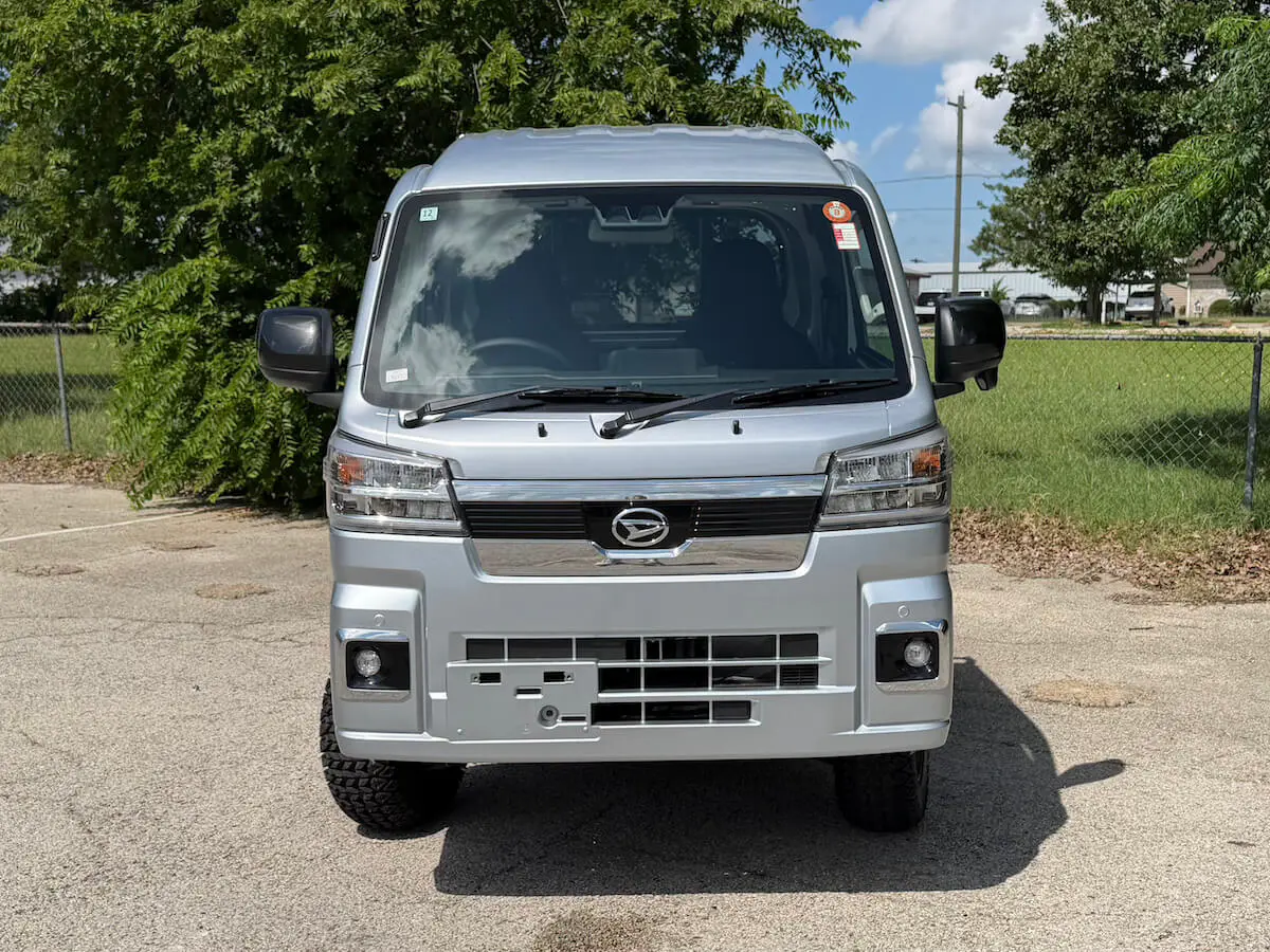 2025 Daihatsu Hijet Jumbo Cab Automatic Farming Package, a silver off-road Kei Truck, for sale at Weatherford Mini Trucks in Weatherford, TX (photo 6 of 10)