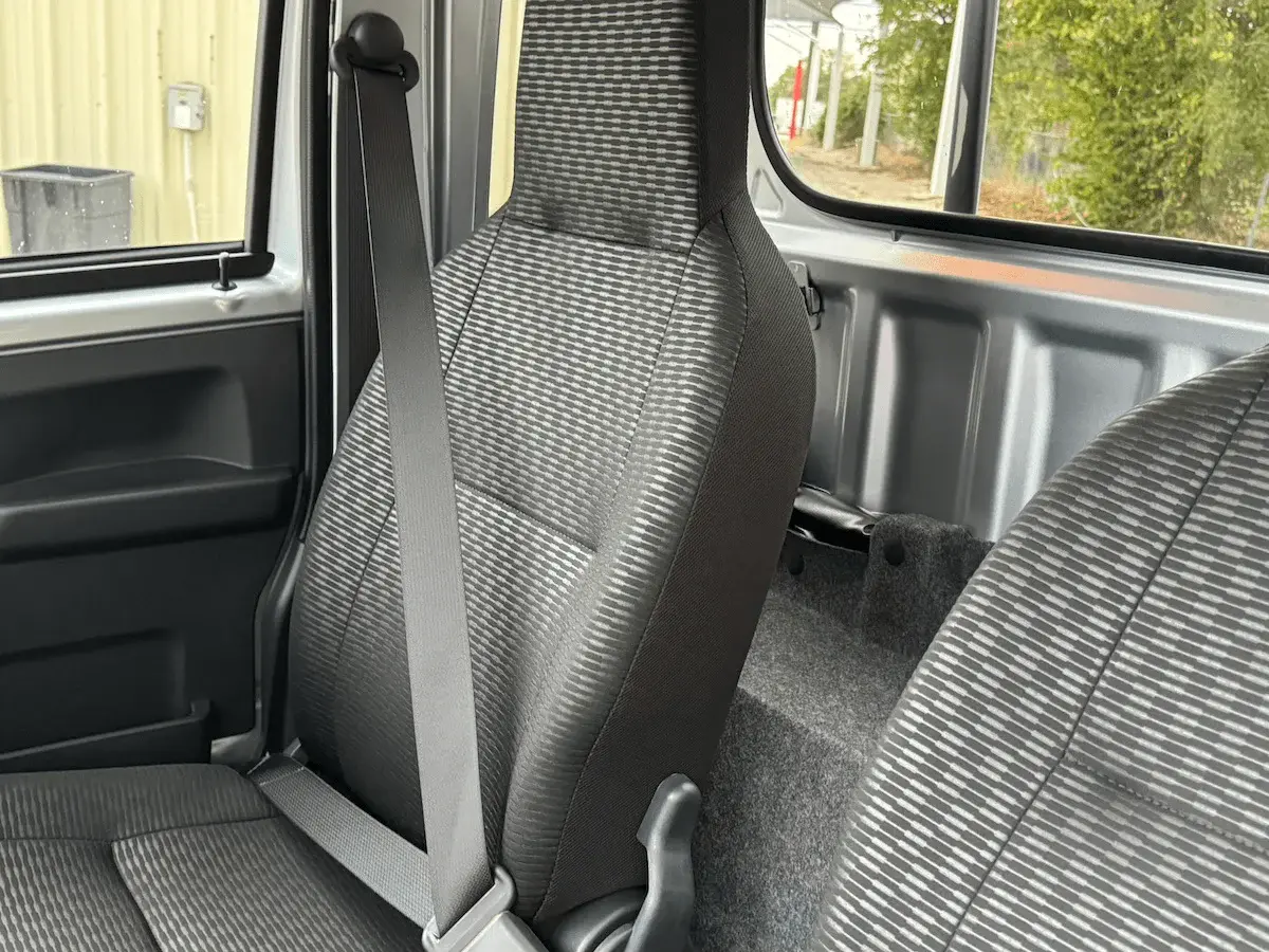 2025 Daihatsu Hijet Jumbo Cab Automatic Farming Package, a silver off-road Kei Truck, for sale at Weatherford Mini Trucks in Weatherford, TX (photo 10 of 10)