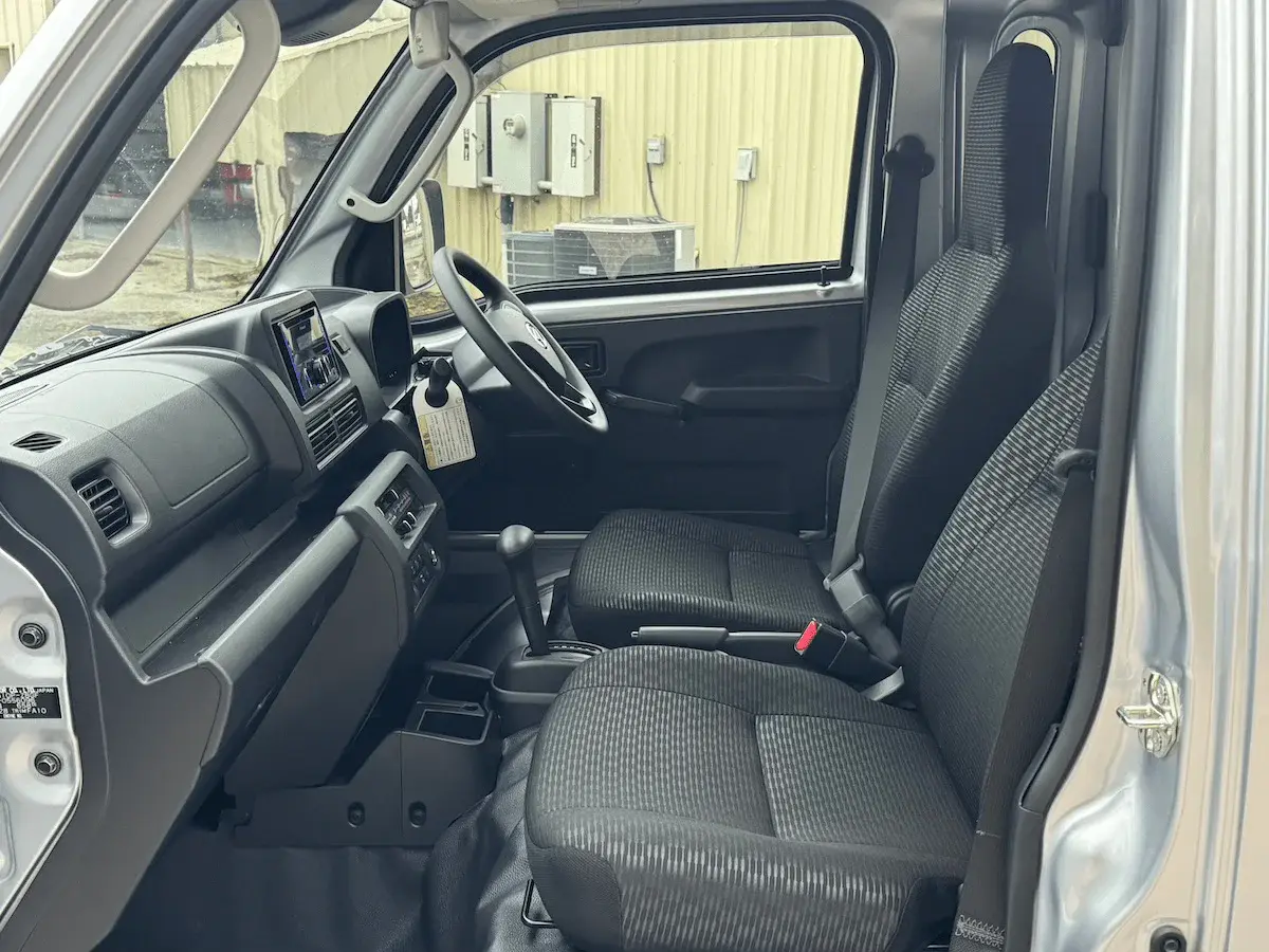 2025 Daihatsu Hijet Jumbo Cab Automatic Transmission Farming Package, a white off-road Kei Truck, for sale at Weatherford Mini Trucks in Weatherford, TX (photo 6 of 8)