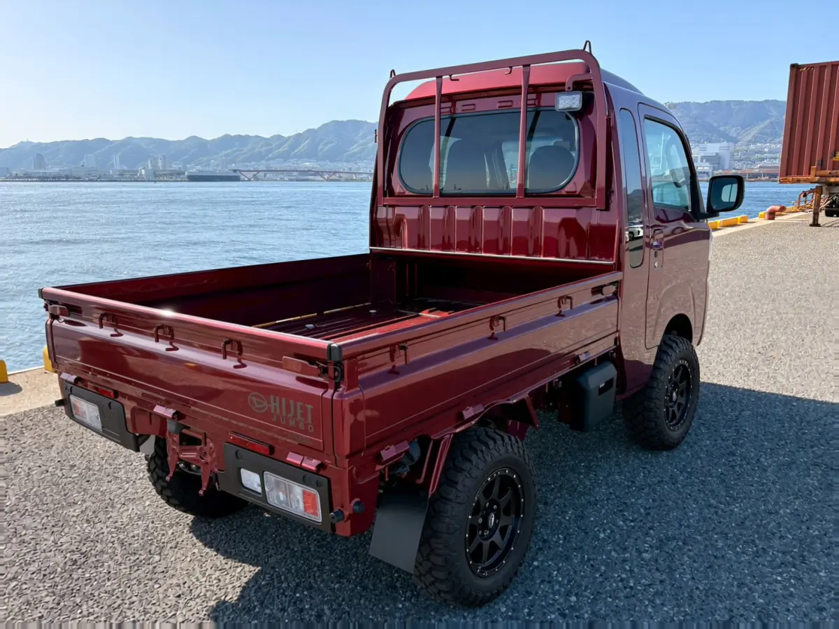 2025 Daihatsu Hijet Jumbo, a red off-road Kei Truck, for sale at Mini Monsters USA in St. George, UT (photo 12 of 12)