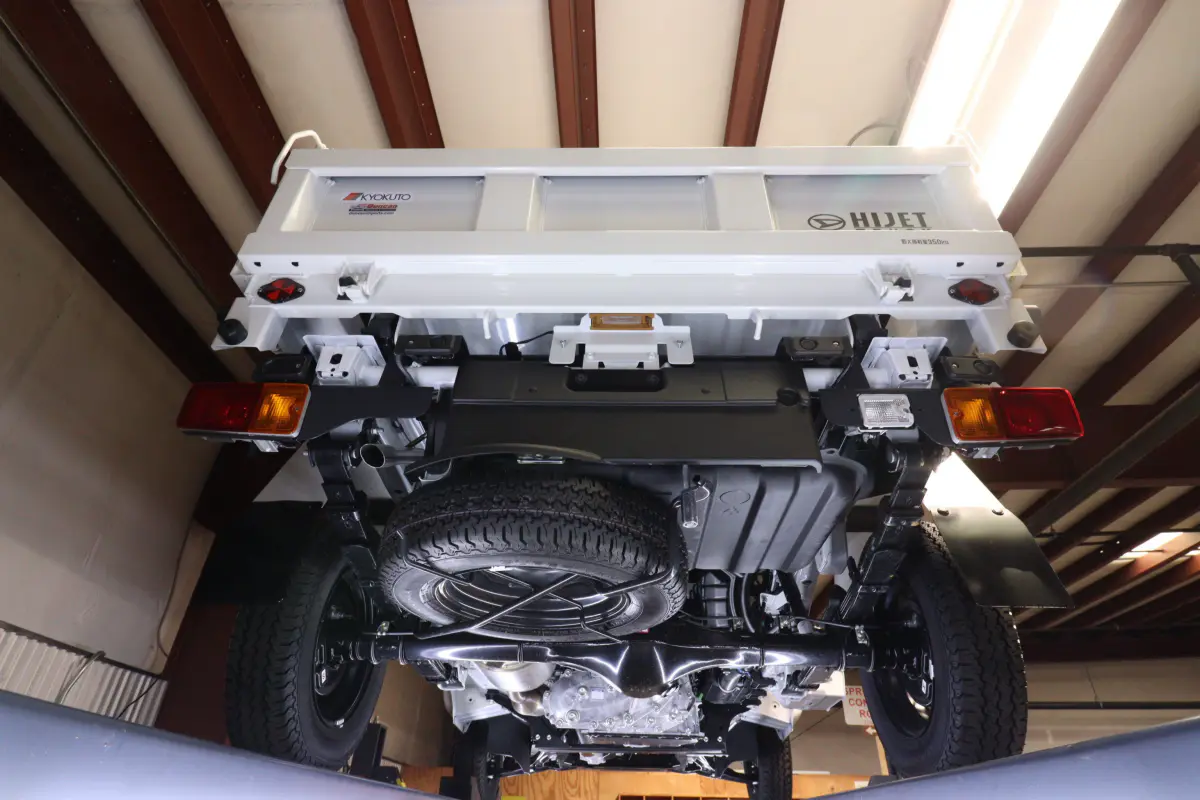 2026 Daihatsu Hijet Dump Bed, a white off-road Kei Truck, for sale at Duncan Imports & Classic Cars in Christiansburg, VA (photo 37 of 64)