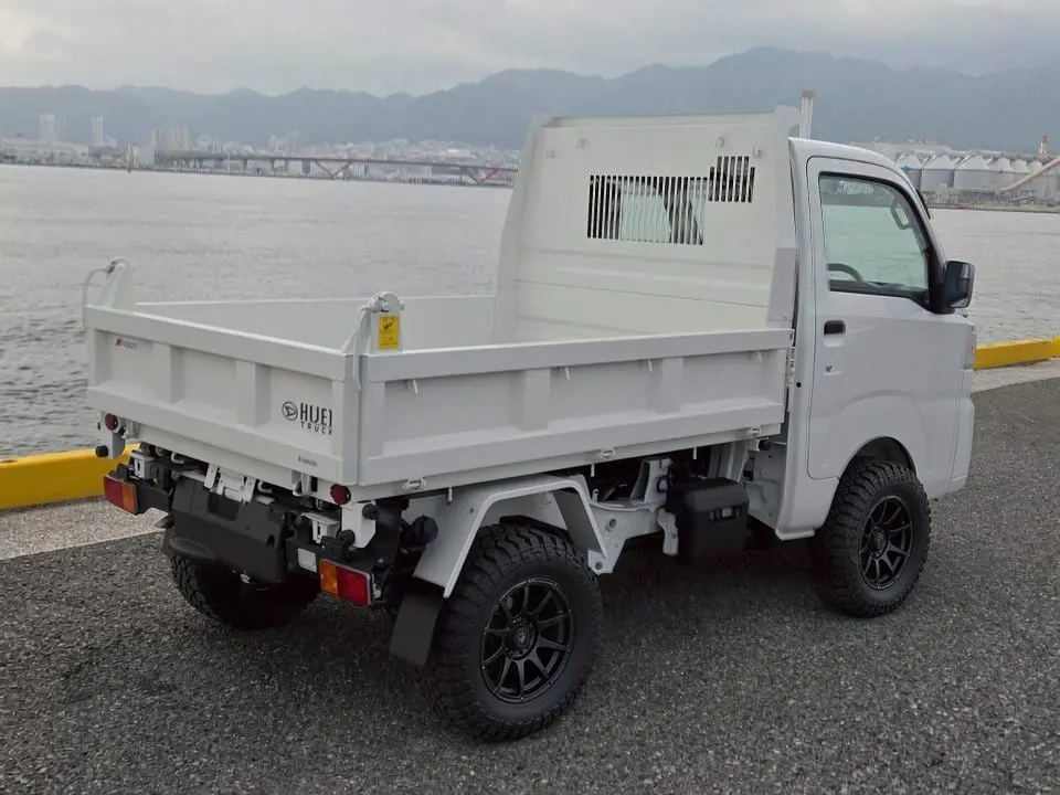 2026 Daihatsu Hijet HD Dump, a white off-road Kei Truck, for sale at Mini Monsters USA in St. George, UT (photo 10 of 12)