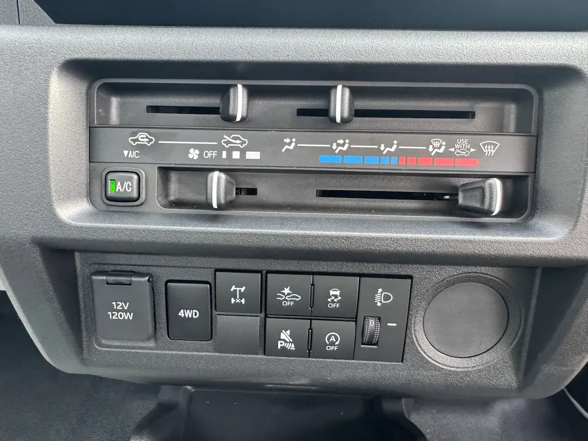 2026 Daihatsu Hijet HD Dump, a white off-road Kei Truck, for sale at Weatherford Mini Trucks in Weatherford, TX (photo 5 of 8)