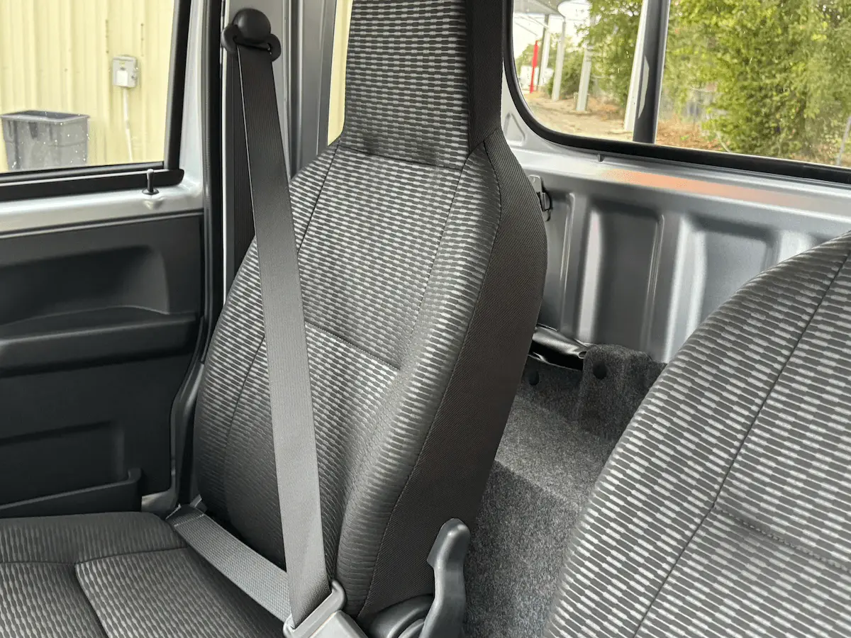 2026 Daihatsu Hijet Jumbo Cab Farming Package, a silver off-road Kei Truck, for sale at Weatherford Mini Trucks in Weatherford, TX (photo 8 of 9)