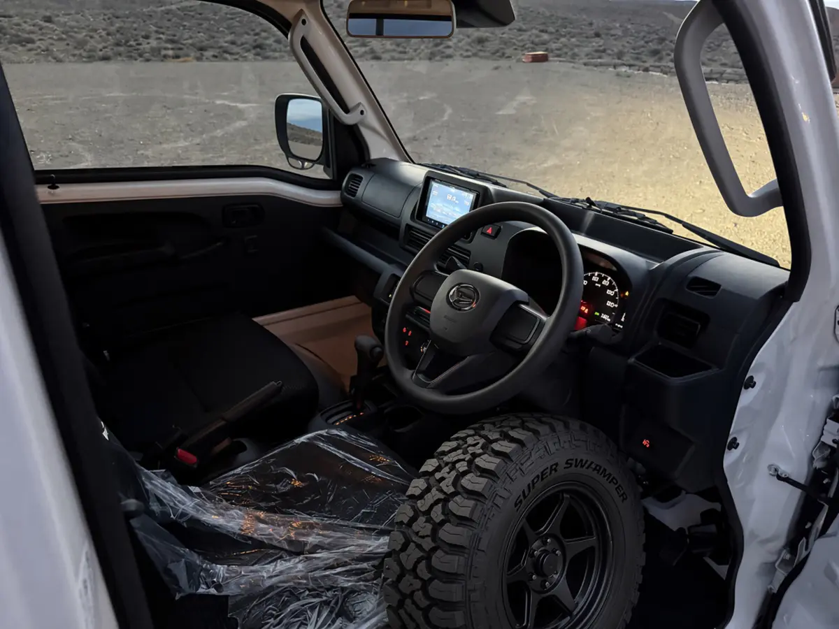 2026 Daihatsu Hijet Jumbo, a white off-road Kei Truck, for sale at Mini Monsters USA in St. George, UT (photo 12 of 12)