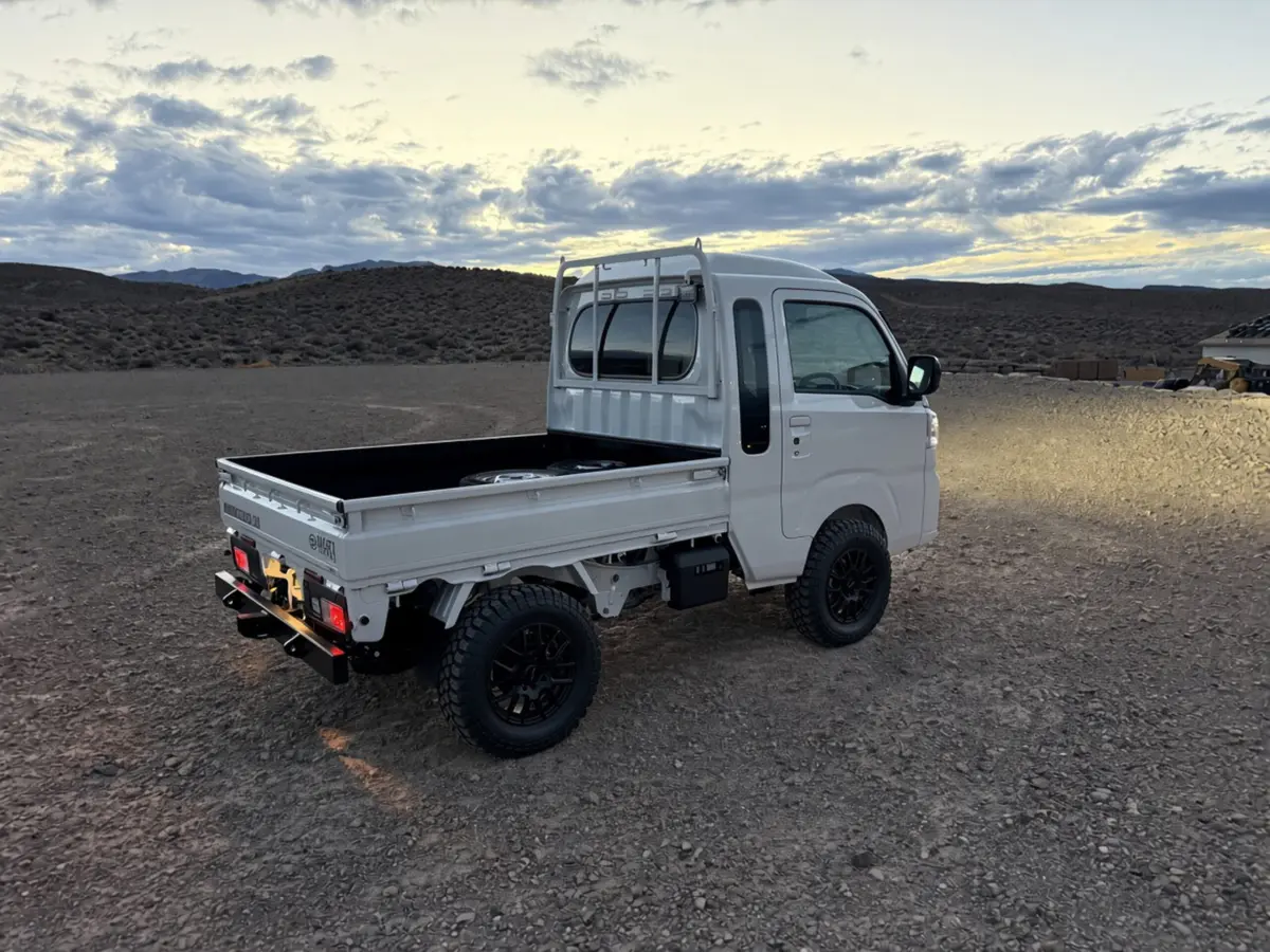 2026 Daihatsu Hijet Jumbo, a white off-road Kei Truck, for sale at Mini Monsters USA in St. George, UT (photo 7 of 12)