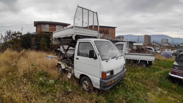 1991 Daihatsu Hijet Climber - Scissor Lift, a Kei Truck, for sale at Street Legal Mini Trucks in Philadelphia, PA