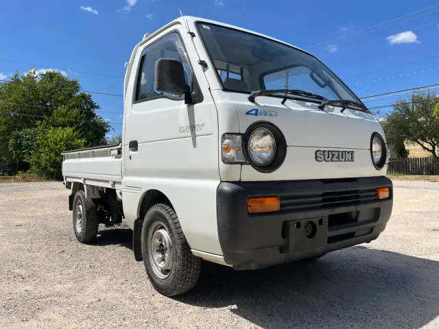 1992 Suzuki Carry, 4WD + AC, a Kei Truck, for sale at Sunshine Imports in Austin, TX