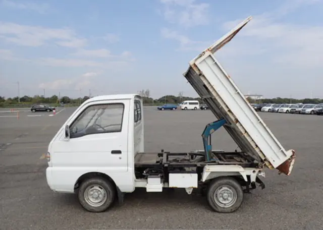 1992 Suzuki Carry Dump, a Kei Truck, for sale at Street Legal Mini Trucks in Philadelphia, PA