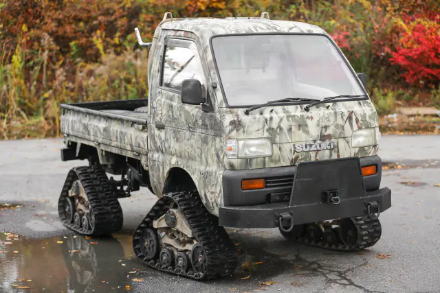 1993 Suzuki Carry with Tracks, a Kei Truck, for sale at Street Legal Mini Trucks in Philadelphia, PA