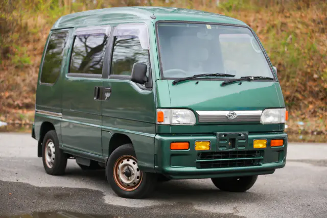 1996 Subaru Sambar Van 4WD, a Kei Van, for sale at Street Legal Mini Trucks in Philadelphia, PA