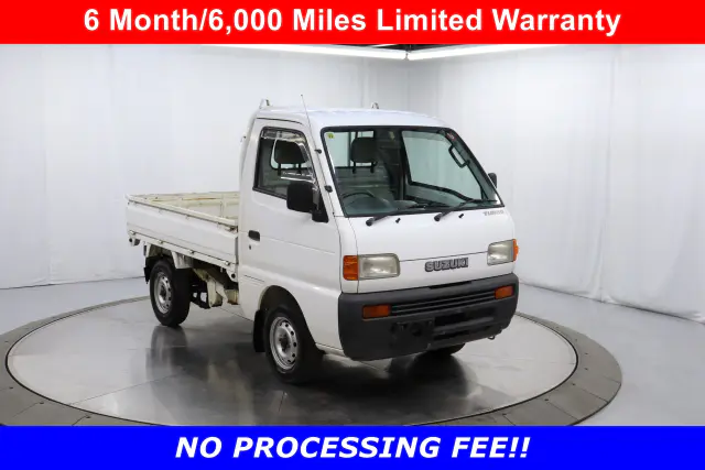 1997 Suzuki Carry Turbo Dump Bed, a white Kei Truck, for sale at Duncan Imports & Classic Cars in Christiansburg, VA