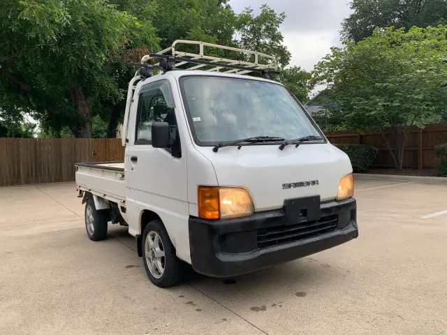 1999 Subaru Sambar, 4WD + AC, a Kei Truck, for sale at Sunshine Imports in Austin, TX