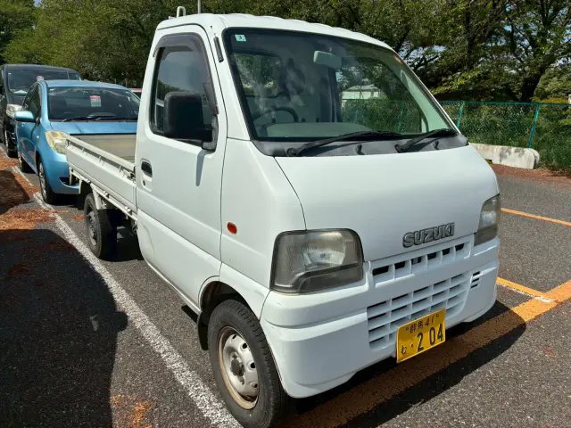 2000 Suzuki Carry, a white Kei Truck, for sale at Weatherford Mini Trucks in Weatherford, TX