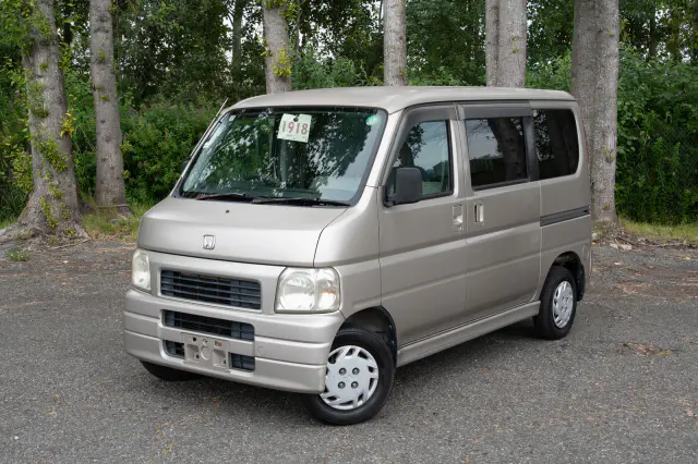 2001 Honda Vamos, a tan Kei Van, for sale at The Import Guys in Ferndale, WA