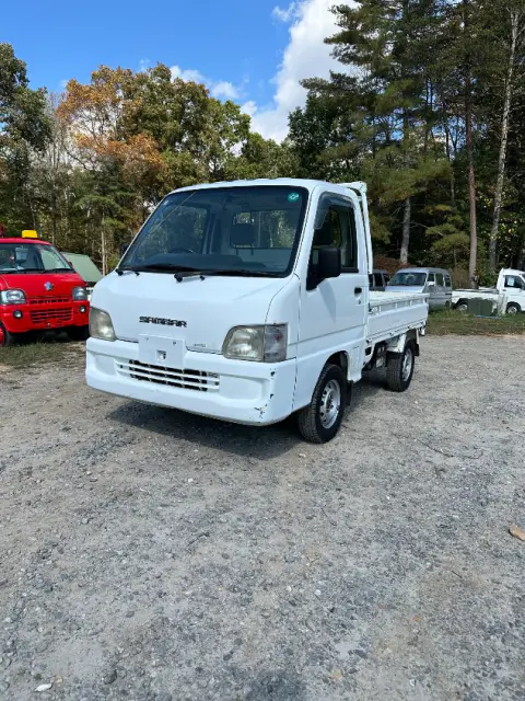 2001 Subaru Sambar 4WD, a white Kei Truck, for sale at Mayberry Mini Trucks in Mount Airy, NC