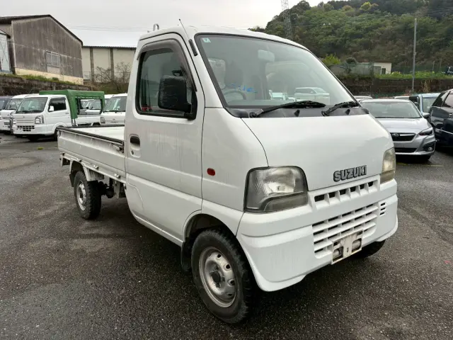 2001 Suzuki Carry 5 Speed Manual, a white off-road Kei Truck, for sale at Weatherford Mini Trucks in Weatherford, TX
