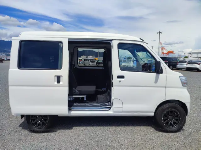 2021 Daihatsu Hijet Van, a whiteout off-road Kei Van, for sale at Mini Monsters USA in St. George, UT