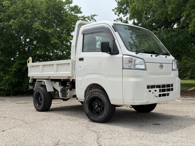 2022 Daihatsu Hijet, a white off-road Kei Truck, for sale at Weatherford Mini Trucks in Weatherford, TX