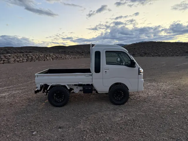 2026 Daihatsu Hijet Jumbo, a white off-road Kei Truck, for sale at Mini Monsters USA in St. George, UT